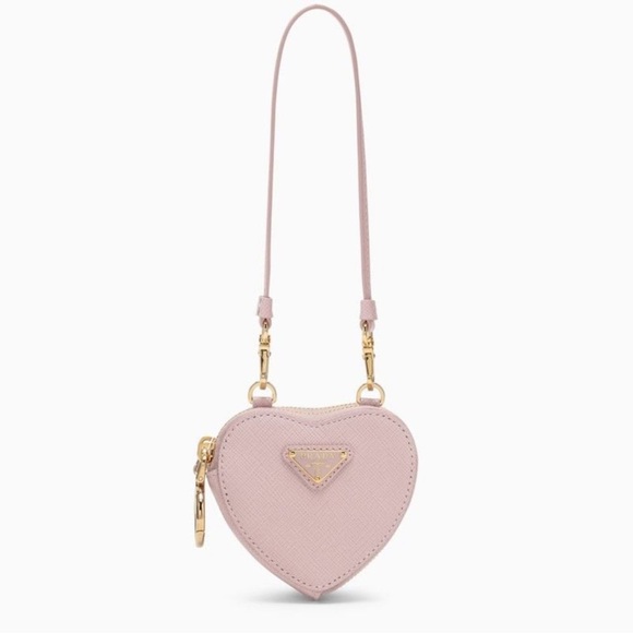 PRADA  Heart Leather mini pouch - Picture 2 of 11